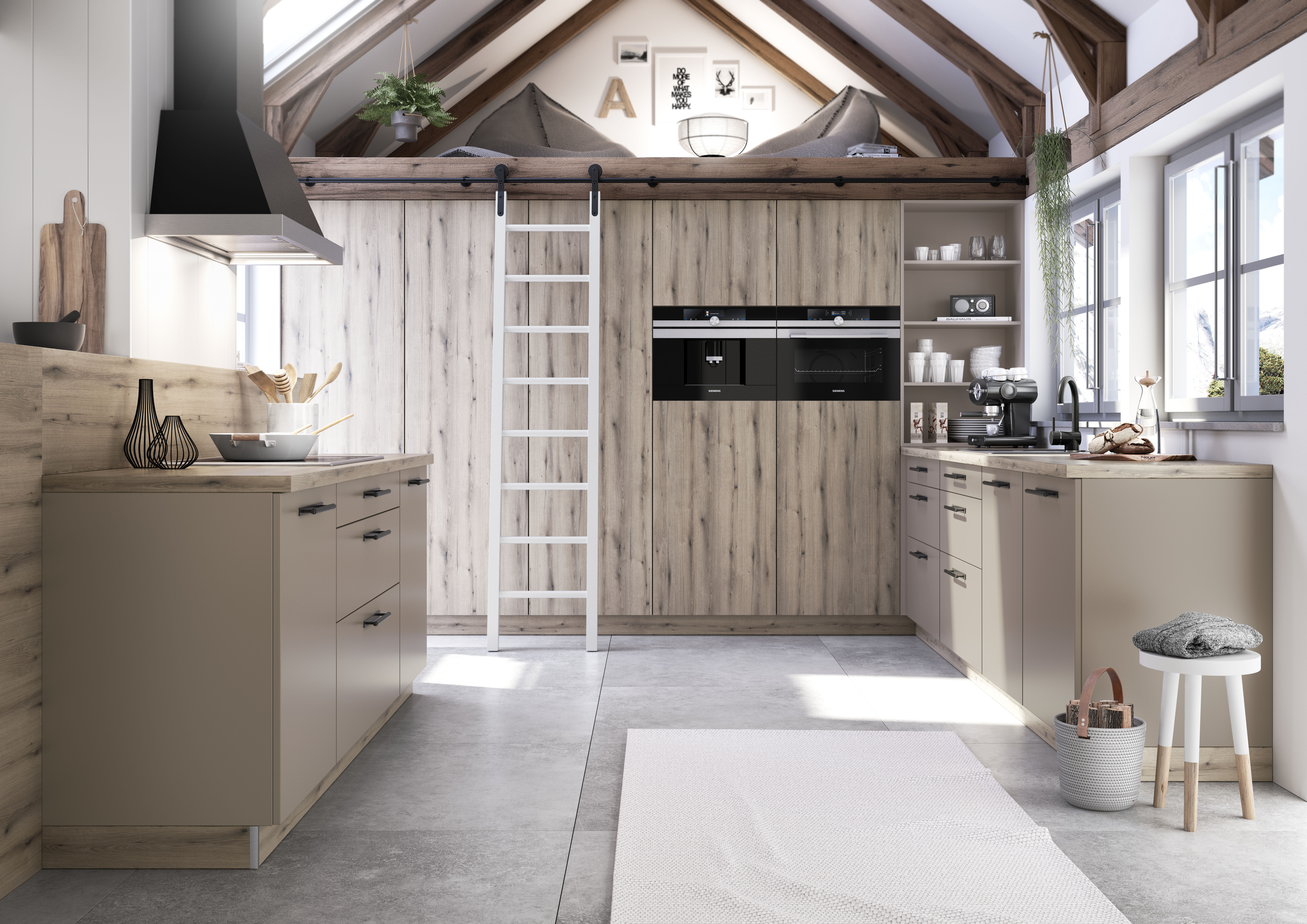 grey kitchen cabinets modern