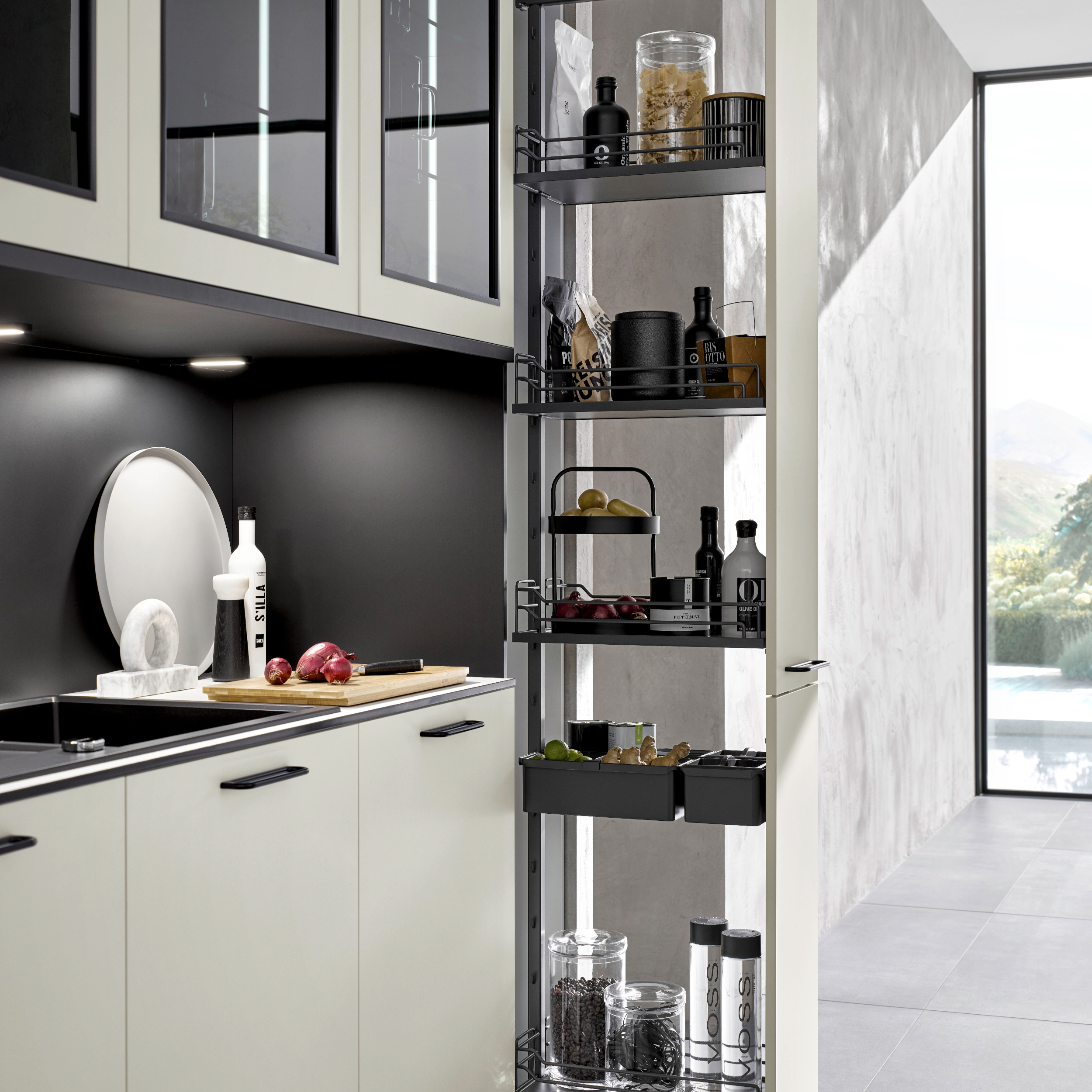 modern kitchens with handles